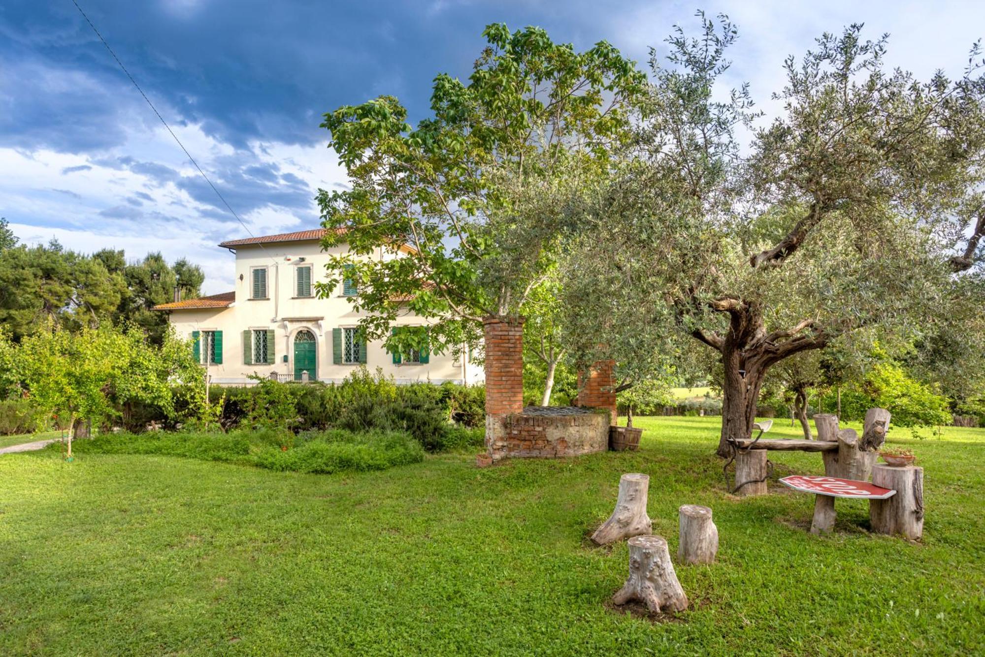 B&B In An 1800S Frescoed Villa With Panoramic Solarium And Historic Park - Villa Mastrangelo 库里德尔特伦托 外观 照片