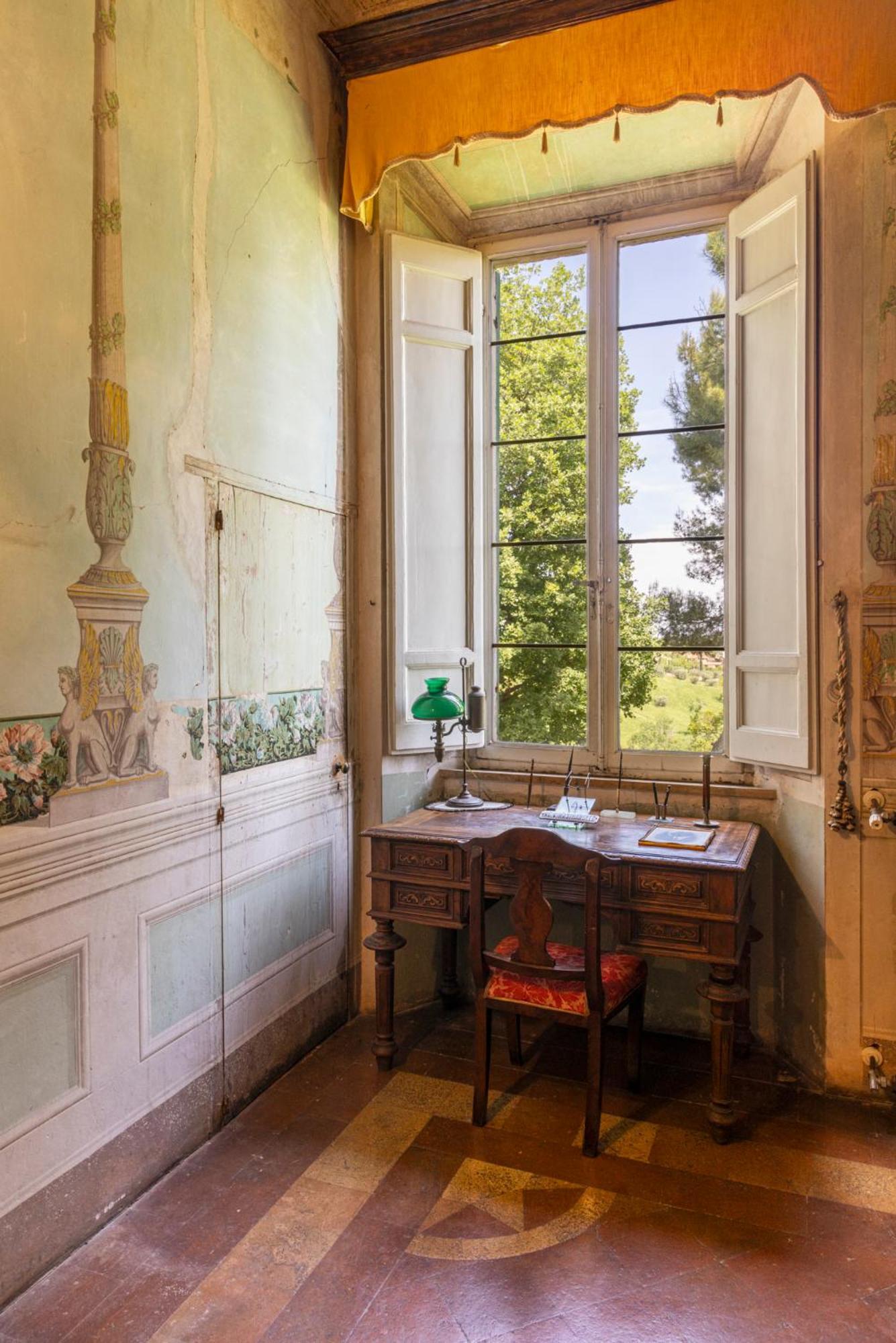 B&B In An 1800S Frescoed Villa With Panoramic Solarium And Historic Park - Villa Mastrangelo 库里德尔特伦托 外观 照片