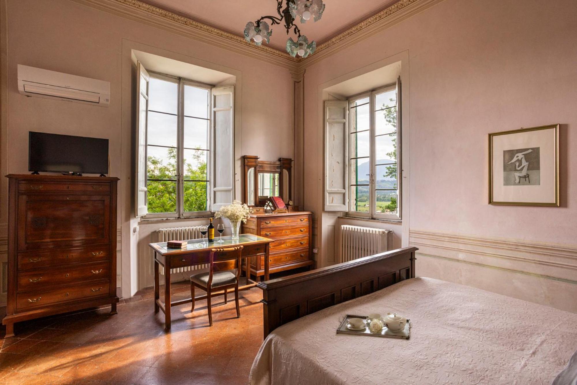 B&B In An 1800S Frescoed Villa With Panoramic Solarium And Historic Park - Villa Mastrangelo 库里德尔特伦托 外观 照片