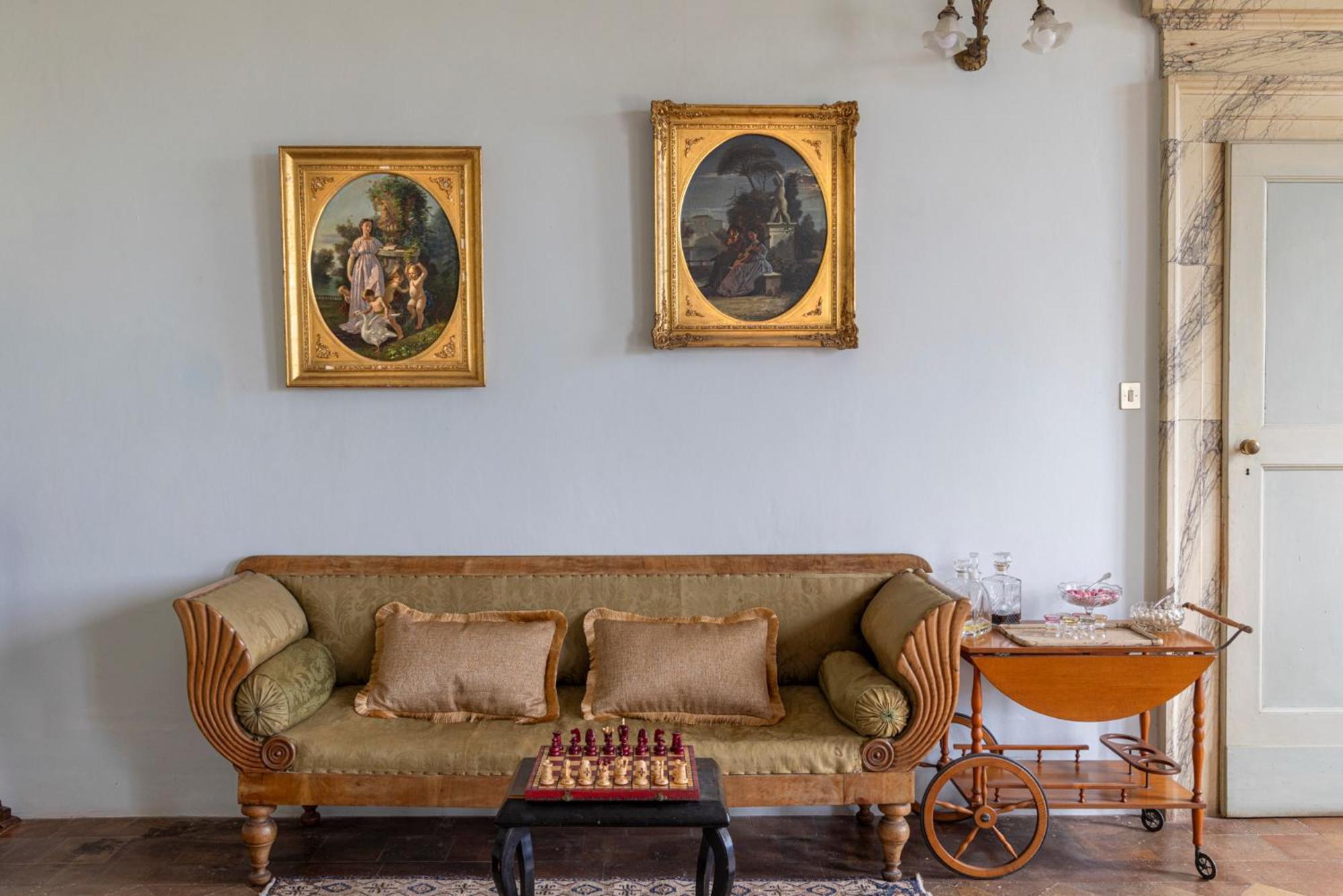 B&B In An 1800S Frescoed Villa With Panoramic Solarium And Historic Park - Villa Mastrangelo 库里德尔特伦托 外观 照片